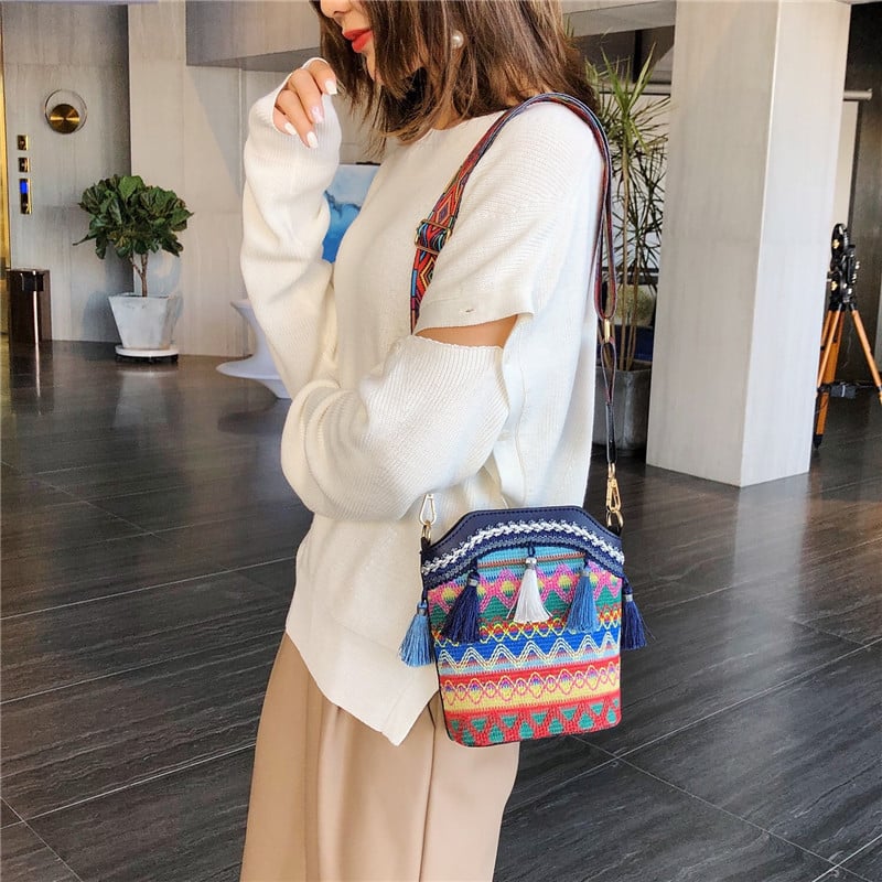 WovenRelic - Vintage Craft Shoulder Bag