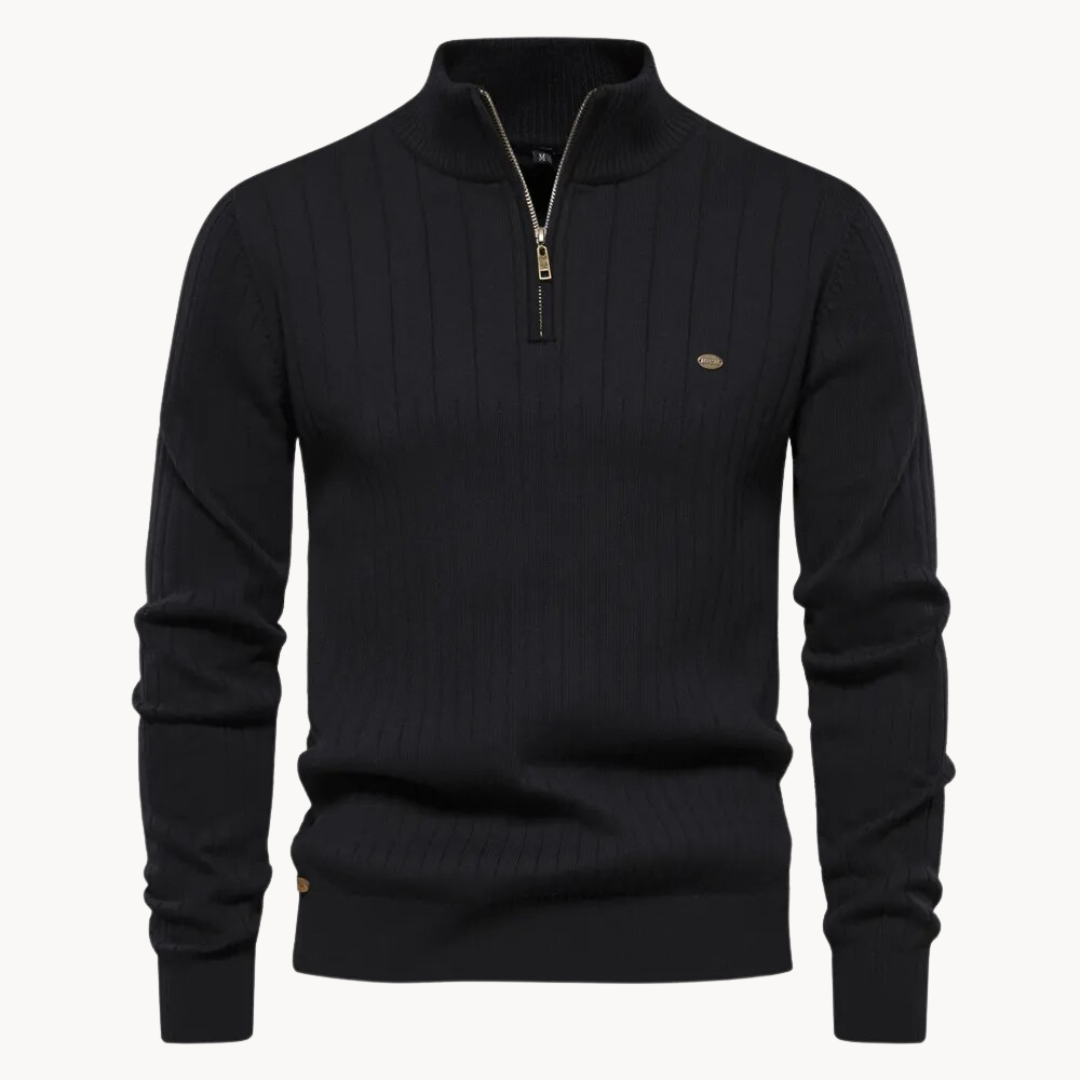 Jenson Quarter Zip Sweater | Belevite