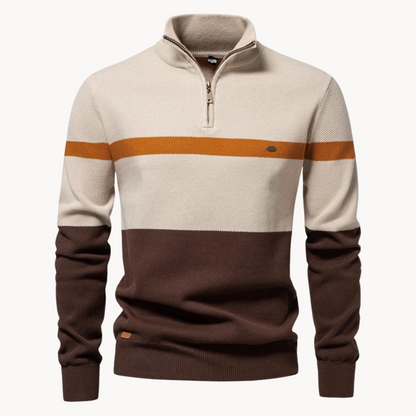 Connor Quarter Zip Sweater | belevite