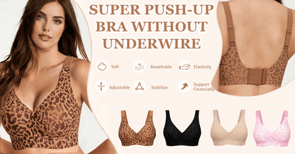 BoldContour - Wire-Free Leopard Bra