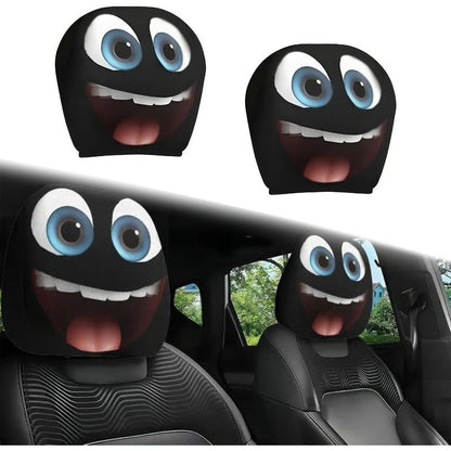 CartoonCush – Playful Headrest Cover