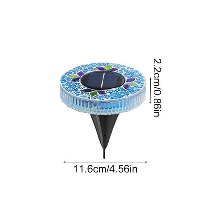 NightMosaic – Waterproof Solar Pathway Lights
