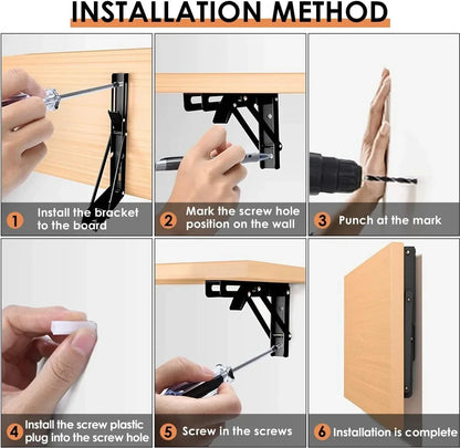 SpaceLift – Heavy Duty Folding Shelf Brackets
