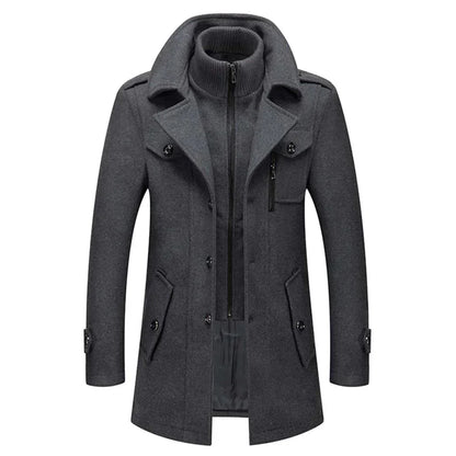 Two-Piece Men’s Coat for Style and Warmth - Peaky™
