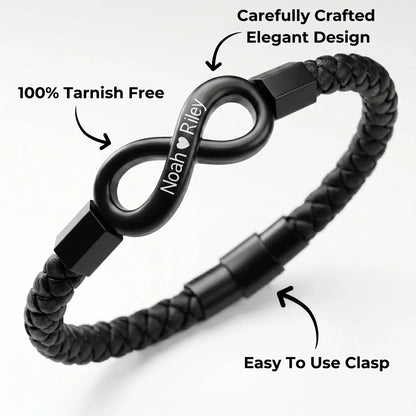 LoveBond – Personalized Couple Projection Bracelet