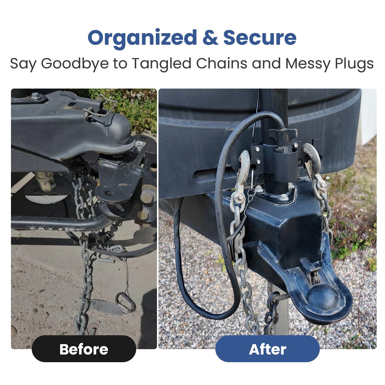 HaulPro – Heavy-Duty Aluminum Towing Chain Holder