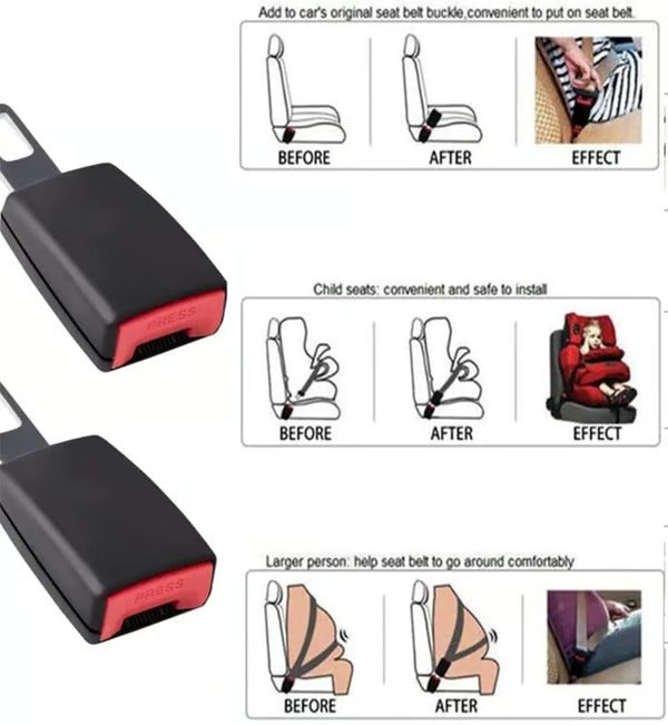BuckleEase – Car Seat Belt Extension Clips