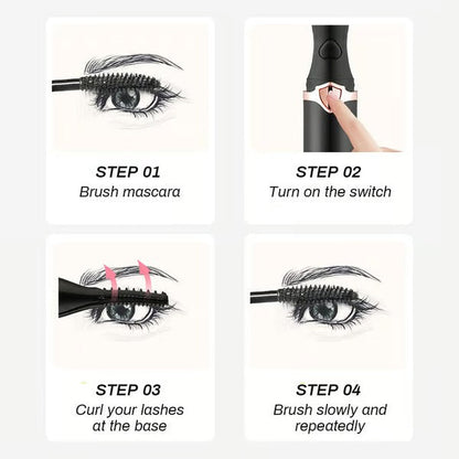 GlamCurl – Heated Eyelash Curler for Lift & Volume (1+1 FREE)