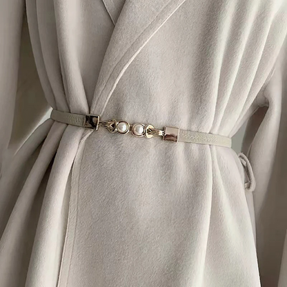 BellaWaist – Pearl Buckle Fashion Belt for Women