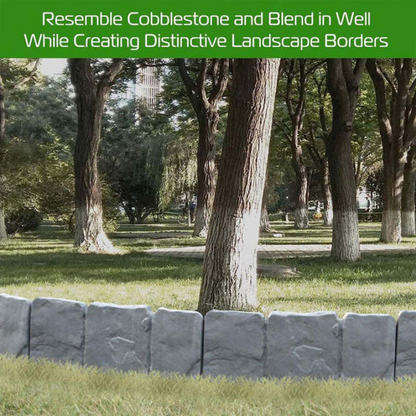 StoneFlex – Imitation Stone Garden Fence Border