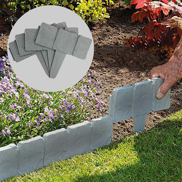 StoneFlex – Imitation Stone Garden Fence Border