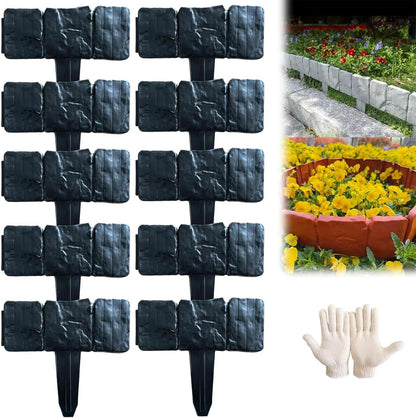 StoneFlex – Imitation Stone Garden Fence Border
