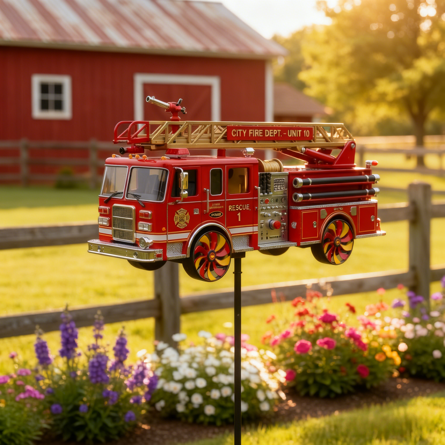 BreezeBlaze – Animated Garden Spinner Truck