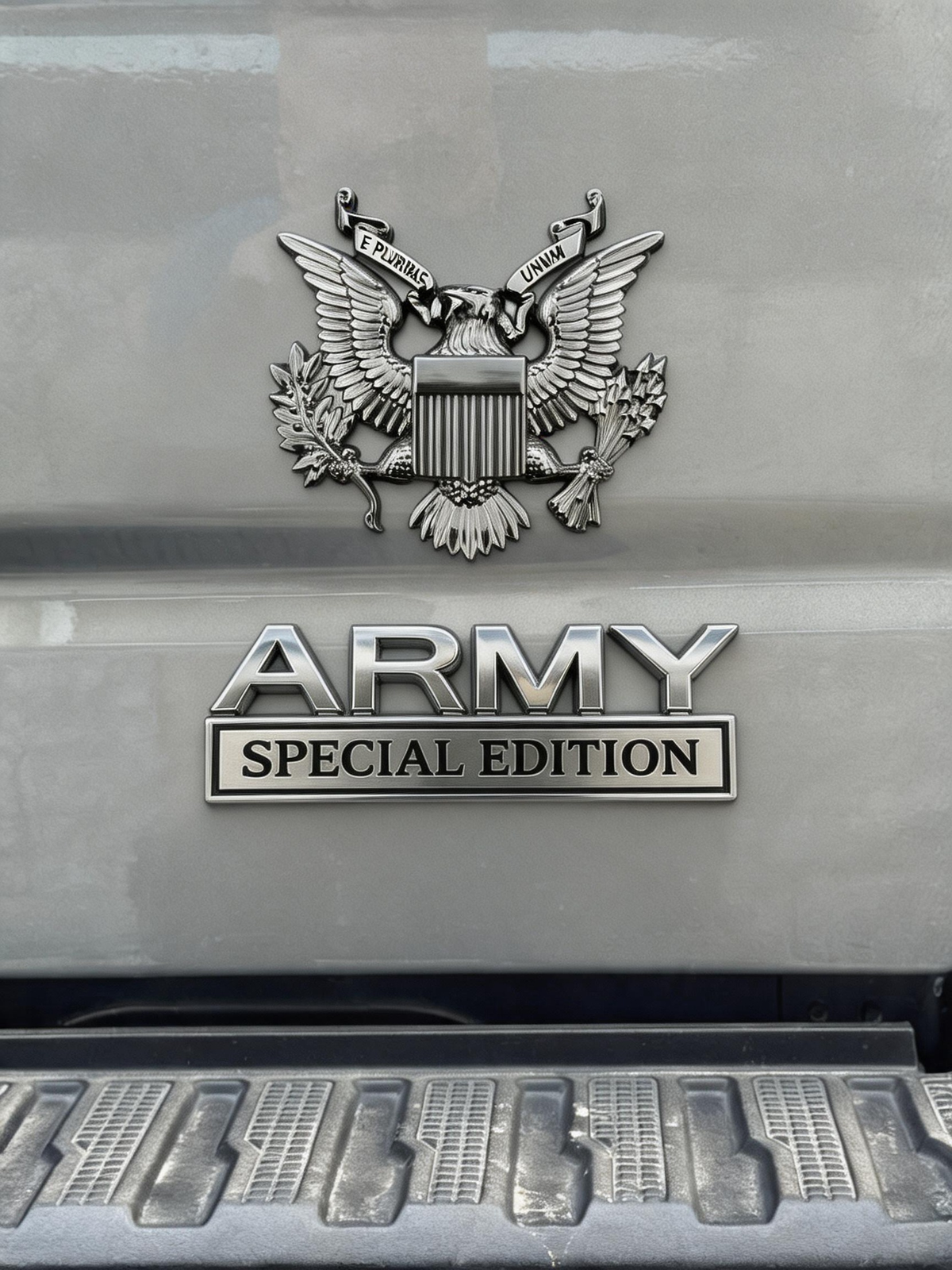 EliteValor – Military Eagle Chrome Badge