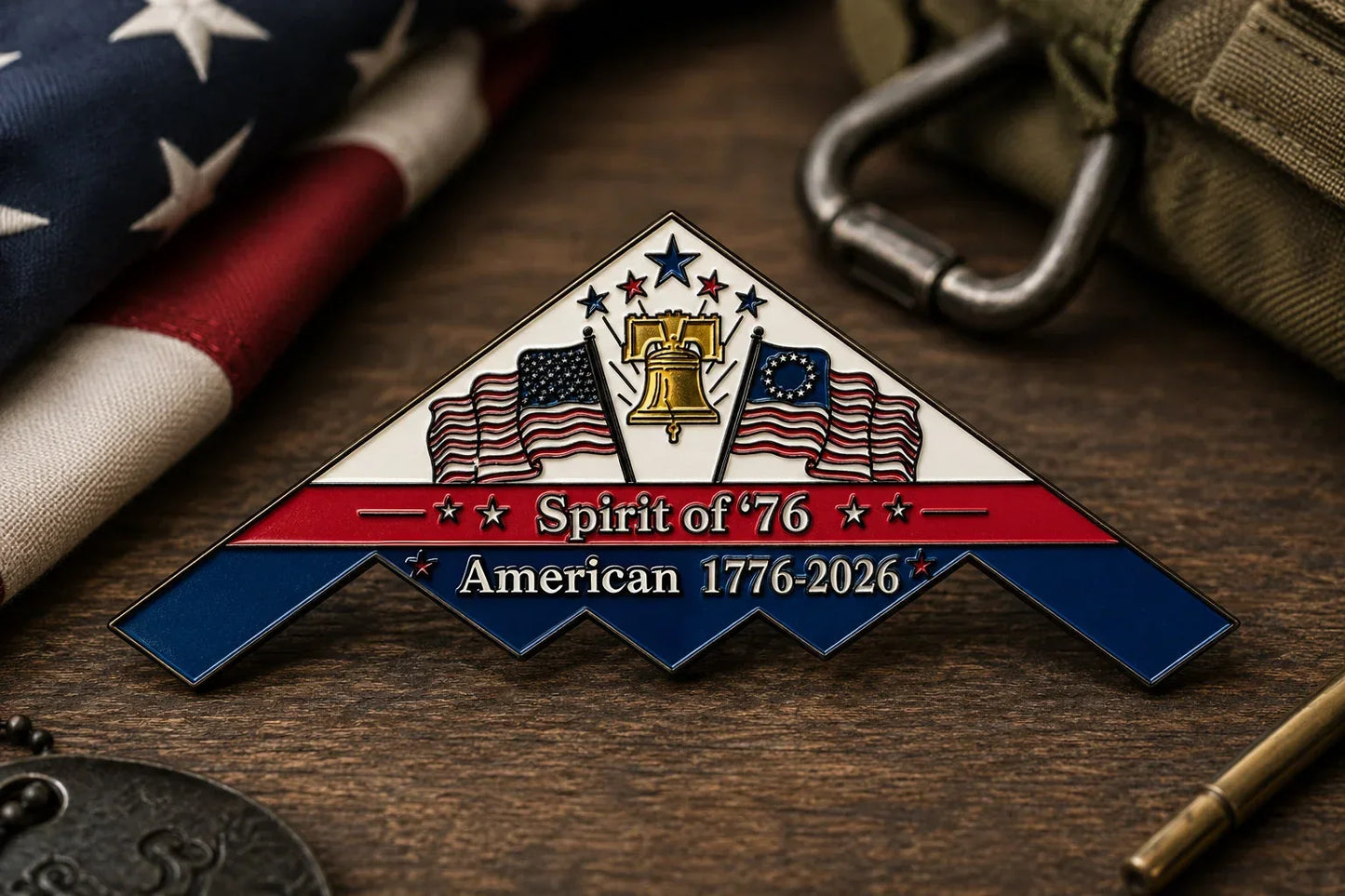 LibertySpirit – ’76 B-2 Stealth Bomber Challenge Coin
