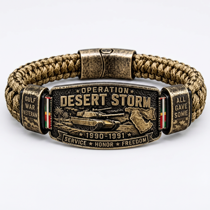 DesertHonor – Veteran Tribute Paracord Bracelet