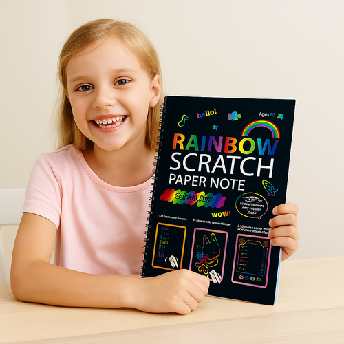 AuraArt – Magical Rainbow Scratch Paper