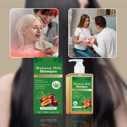 BotaniGlow – Nourishing Batana Oil Herbal Shampoo