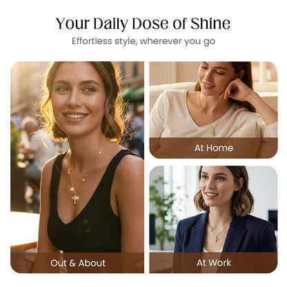 CrossWhisper – Elegant Faith Necklace