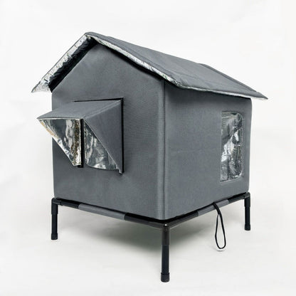 WhiskerHaven – Premium Outdoor Cat House