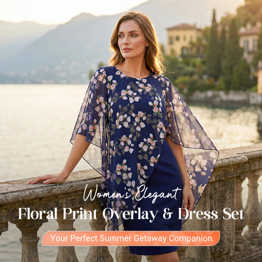 BellaFlora – Elegant Two-Piece Dress Set