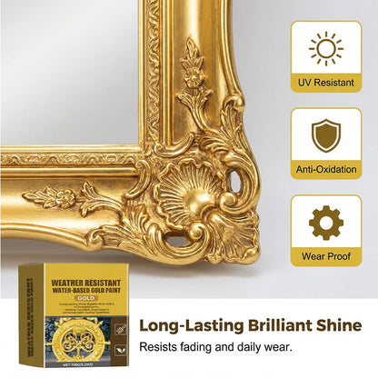 GildoraShield – Weather Resistant Water-Based Gold Paint