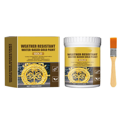 GildoraShield – Weather Resistant Water-Based Gold Paint