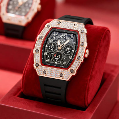 LuxeSpark – Rhinestone Embellished Watch