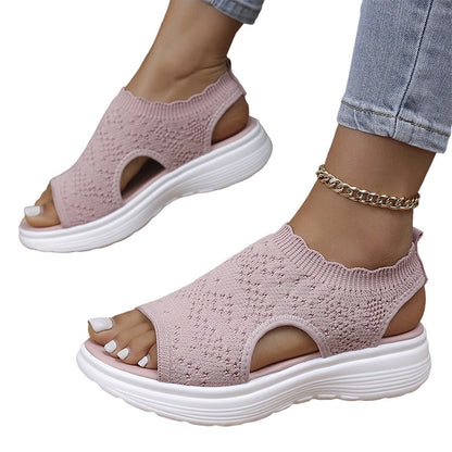 FlexWalk – Breathable Platform Sandals