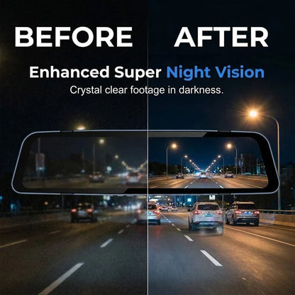 DriveGuard – Dual Lens Rearview Mirror Dash Cam