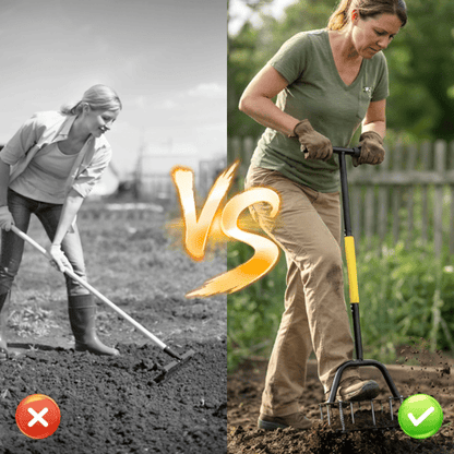GrassLift – Spring-Loaded Manual Aerator Tool