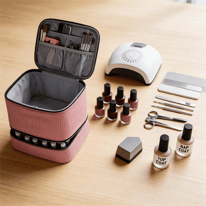BeautyVault – Double Layer Nail Supplies Bag