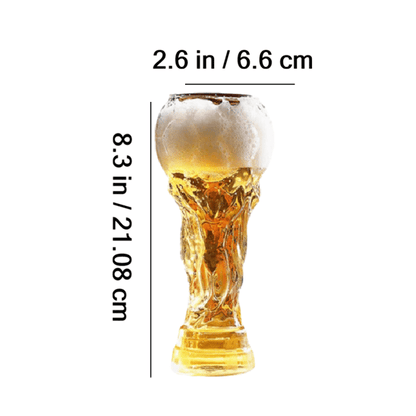 TrophySip – Soccer Champion Beer Glass