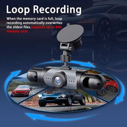 DriveScope – 4 Lens 360° Car Dash Camera System