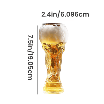 TrophySip – Soccer Champion Beer Glass