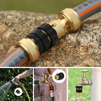 HydroLock – 3/4” Garden Hose Fast Connector Kit