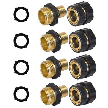 HydroLock – 3/4” Garden Hose Fast Connector Kit