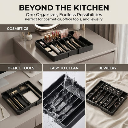 FlexiSort – Expandable Drawer Organizer